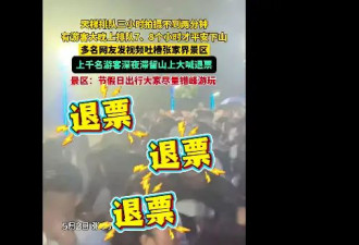 又一景区崩了！知名漂流景区上演“抢船大战”...
