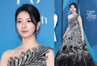 韩国百想大奖红毯：裴秀智好美，44岁张娜拉显年轻