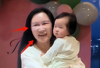 张纪中为娇妻庆生，混血继子站旁边被冷落，下巴后缩网友呼吁关注