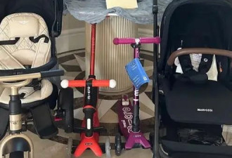 谢婷婷怀孕后首晒全家福，婴儿车和衣服已备好，提前迎接宝宝降临