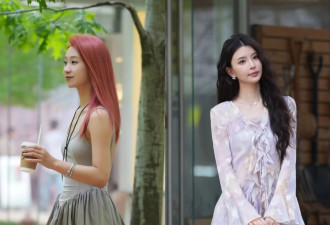 看杭州街拍我才懂 初夏穿裙子可以这么高级