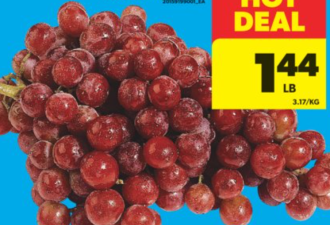 本周特价：玉米$0.33 蓝莓$1.99 牛奶$4.99 茉莉香米$13.88
