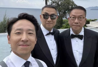 吴千语施伯雄首次以夫妻档参加婚礼，吴千语晒照