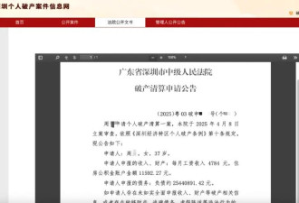 女子月收入4700元负债高达2544万元，法院回应