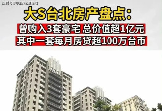 S妈把汪小菲拉黑错失750万，大S家贵重物被掏空，具俊晔心虚找房搬家