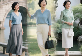 50+女性学会这招色彩搭配 秒变时髦优雅范
