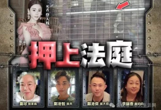 港名媛蔡天凤案最新进展：2人被控助前夫逃离 案押后