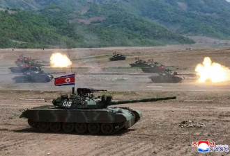 金正恩观摩朝鲜人民军各兵种战术综合训练