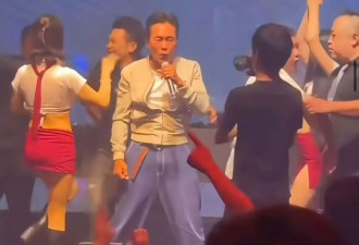 香港知名男星内地演出人气高，遭女粉丝索吻