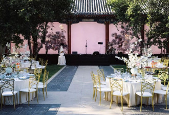 马筱梅分享婚礼高清图：一场华彩游园盛宴