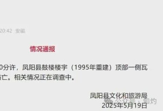凤阳鼓楼坍塌,喂饱几个蛀虫|重要提醒:施工企业..