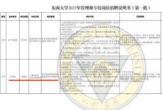 南京一大学食堂招博士?校方:管理岗,有厨师证更好