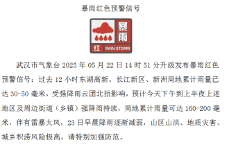 武汉发布暴雨临灾警报 武大校门口被淹