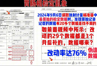 女工程师检举单位“医疗设备数据造假”