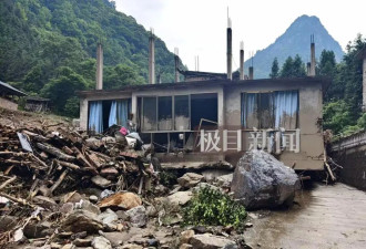 桂林山洪致5死3失联，村民：楼房垮塌后平移20米
