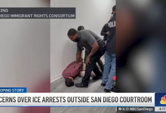 ICE法庭外当场逮捕移民！全美多地现“加速遣返”行动