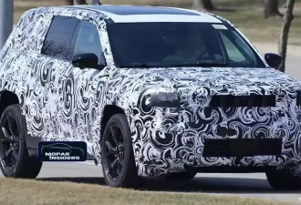 全新Jeep自由光谍照 搭载1.6T混动系统