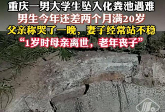 重庆大学生化粪池坠亡后续 双方和解 曝赔偿金