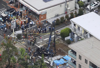 日本东京一建筑工地发生火灾,爆炸声持续近半小时
