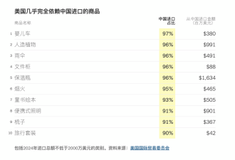 塑料勺、雨伞、小提琴 美国人从中国买了哪些东西