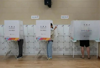 韩国大选提前投票开跑，上午投票率创新高