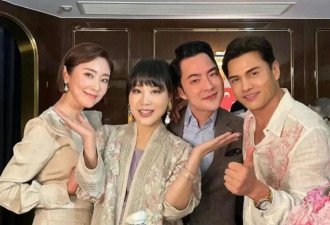 TVB前女星张玉珊开直升机载甄子丹一家出席首映礼