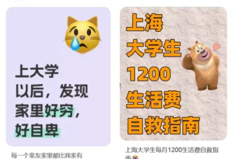 七成大学生生活费不够，1500块根本活不到月底