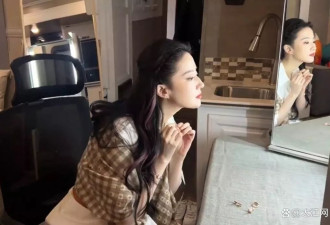 刘亦菲现身阿布扎比拍摄，粉色挑染造型惊艳亮相！