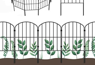 4.7 折, Garden Fence 10 Panels, Total 10ft (L) x 24in (H)