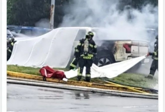大温Costco停车场电动车爆炸！高速严重车祸，车辆起火！