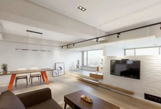 59m²清新宅：开放式格局 延展性客厅