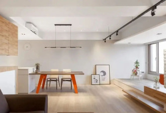 59m²清新宅：开放式格局 延展性客厅