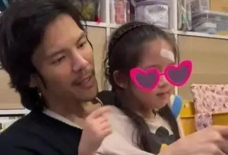 向佐晒女儿脸照太甜！小奶皇麻花辫超像郭碧婷，父女互动超甜