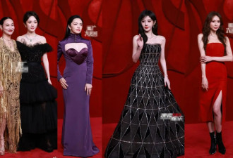 芭莎红毯现死亡打光，杨幂林志玲毛晓彤三大美女翻车，鞠婧成美神