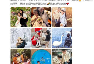 章子怡晒带娃出游照，醒醒越长越漂亮了，儿子像极了汪峰