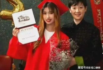 冯小刚女儿高中毕业回国，19岁徐朵换发色变成熟，越长越像徐帆