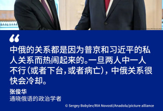 华人学者：“一旦两人中一人不行，中俄很快会冷却”