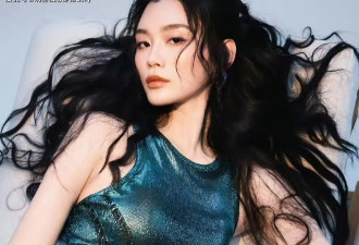 奚梦瑶换了“长卷发”减龄10岁！穿蓝色长裙，被赞人鱼公主即视感