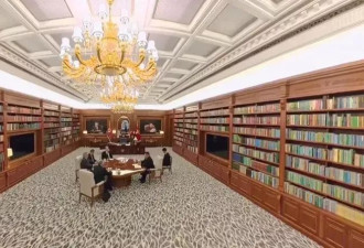 顶级奢华！朝鲜官方全景展示金正恩办公室