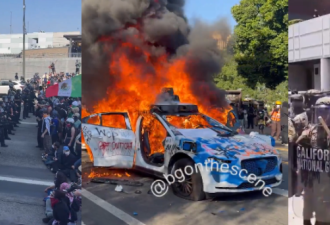 美国暴乱: 焚烧警车、星条旗! 大批难民恐将涌入加拿大!
