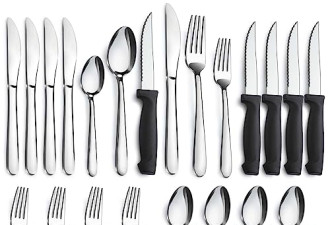 9.2 折, Pleafind 24-Pcs Silverware Set for 4
