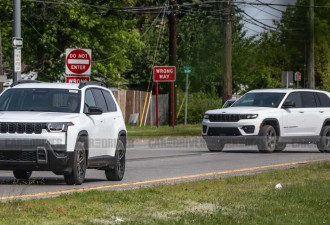 车尾曝光 全新Jeep Cherokee(自由光)无伪装谍照