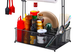 8.8 折，Grill Caddy，野餐，烧烤，露营的户外网状篮子