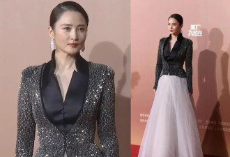 上海这一夜，钟楚曦造型亮眼，王子文红毯上摔倒，向涵之撞脸闫妮