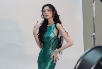 豪门媳妇奚梦瑶又营业，超模身材穿成红毯美人鱼，明星堆儿里也赢很大！