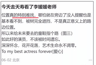 李媛媛墓地现状曝光：杂草丛生太难找到