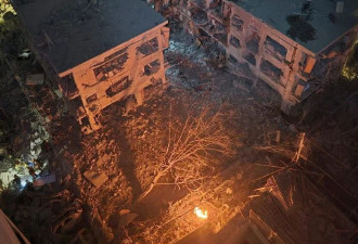 组图：以色列特拉维夫被伊朗导弹命中后的场景