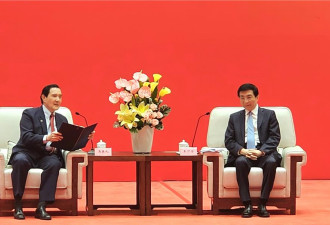 王沪宁当面狂赞马英九