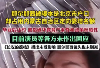 那尔那茜的经历，小说都不敢这么写