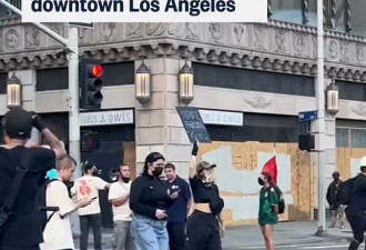 洛杉矶反川示威爆冲突：女子遭辗压右腿视频曝光